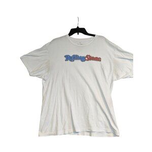 Rolling Stone Mens XL White Graphic Tee By Ripple Junction